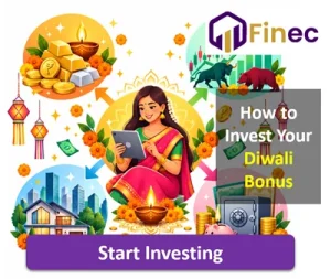 How to Invest Your Diwali Bonus in 2026 ₹10,000, ₹50,000 & ₹1 Lakh Financial Planning Examples